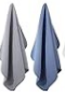LBB SUPPLY Wholsale Microfiber Hair Grey & Blue Towel – Quick Drying, Soft, Frizz Control for All Hair Types