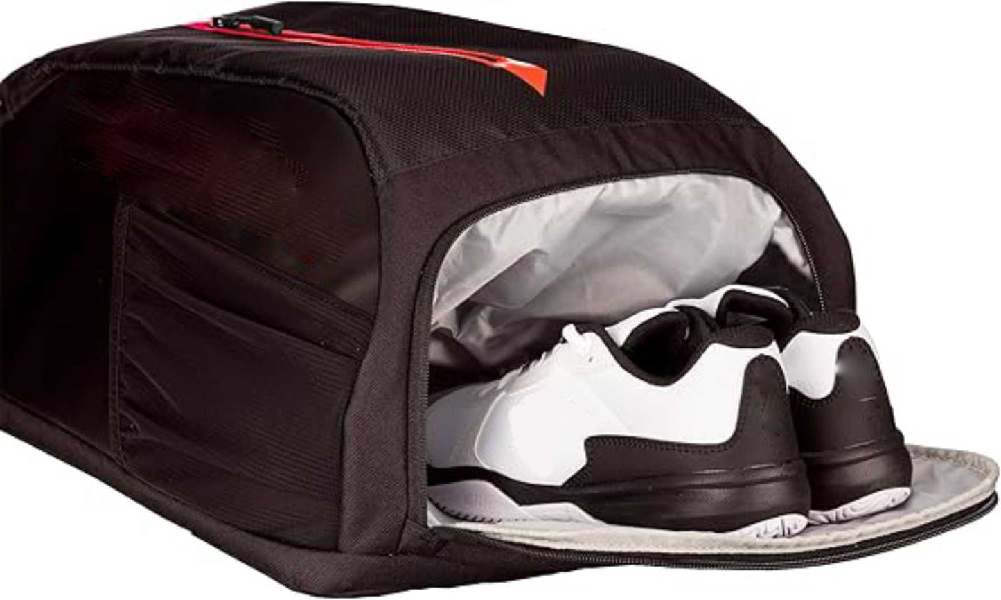 Tennis Racket Bag-Black Compact Sports Gear with Multiple Pockets