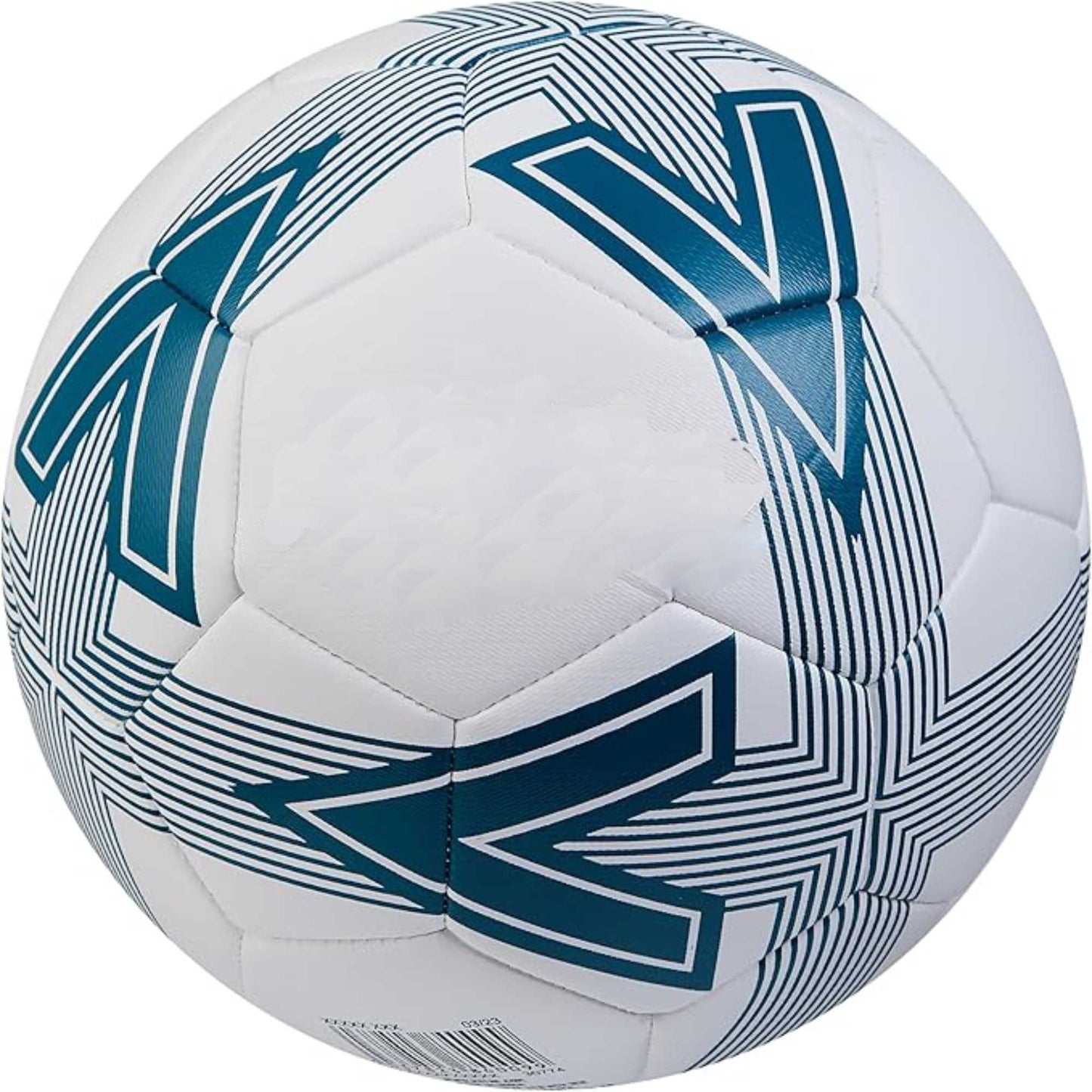 LLB Supply Unisex L30P Football – Durable Soft-Touch White -Green Training Ball with EVA Foam & TPU Outer