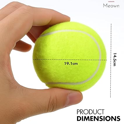 Tennis Balls Bulk Low Compression  – Advanced Training, Practice & Pet Play | Durable Rubber & Felt