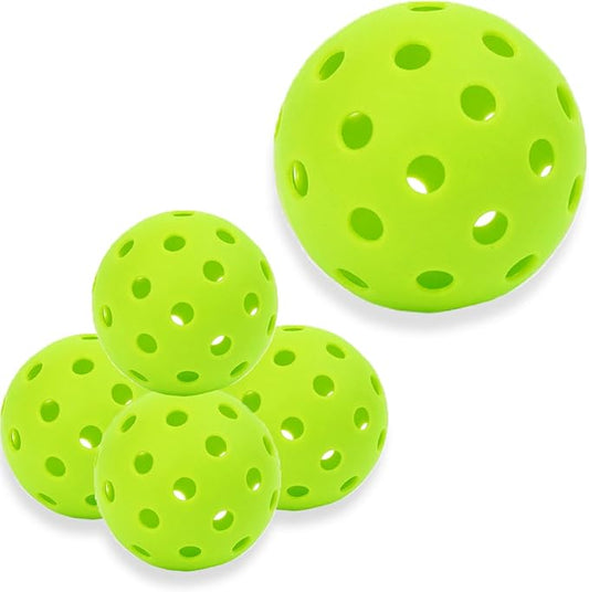 Pickleball-X Performance 5 Holes Green Balls – Tournament Grade, Durable One-Piece Construction
