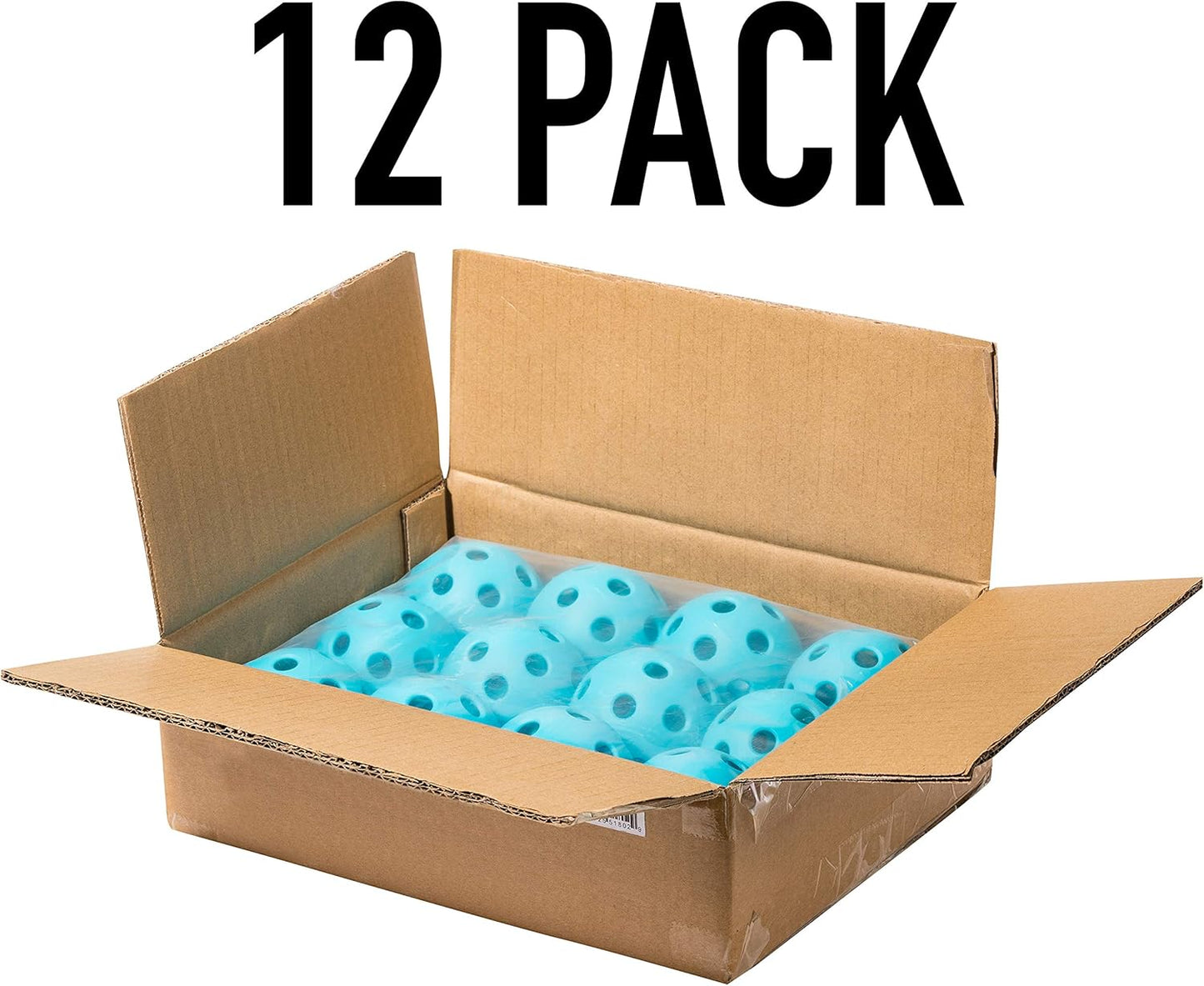 Pickleball-X Performance 12 Pcs Holes Pink / Tiffany Balls β Tournament Grade, Durable One-Piece Construction