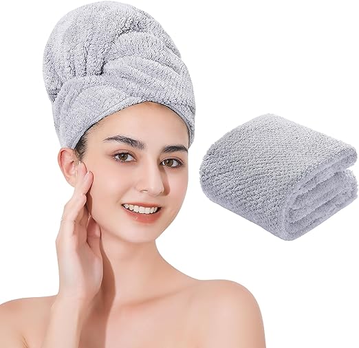 LBB SUPPLY Wholsale  Microfiber Hair OFF White Towel – Quick Drying, Soft, Frizz Control for All Hair Types