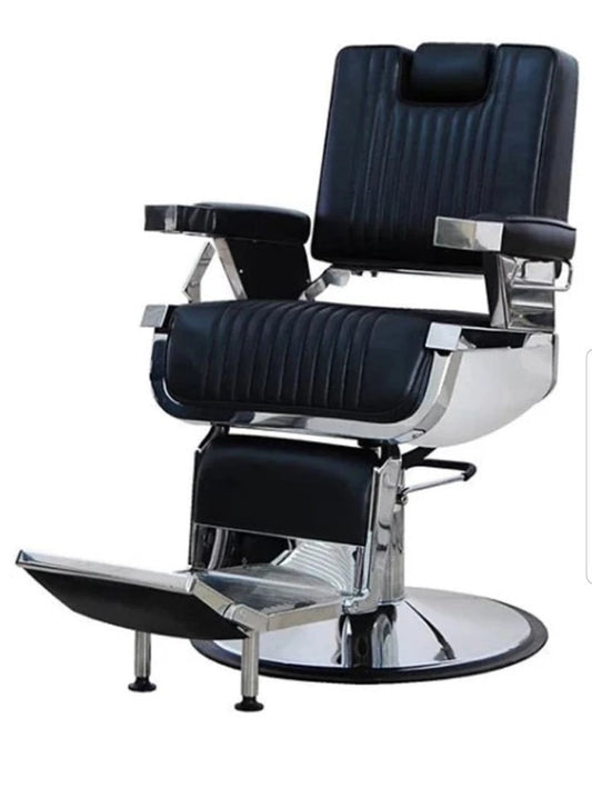 Barber Chair Titan – Retro Hydraulic Reclining Salon Chair