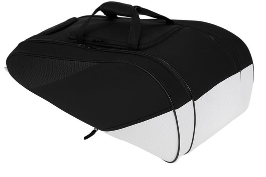 LLB SUPPLY Tour Racquet Bag | 3 Racket Capacity Tennis Bag with Pocket & Padded Handle