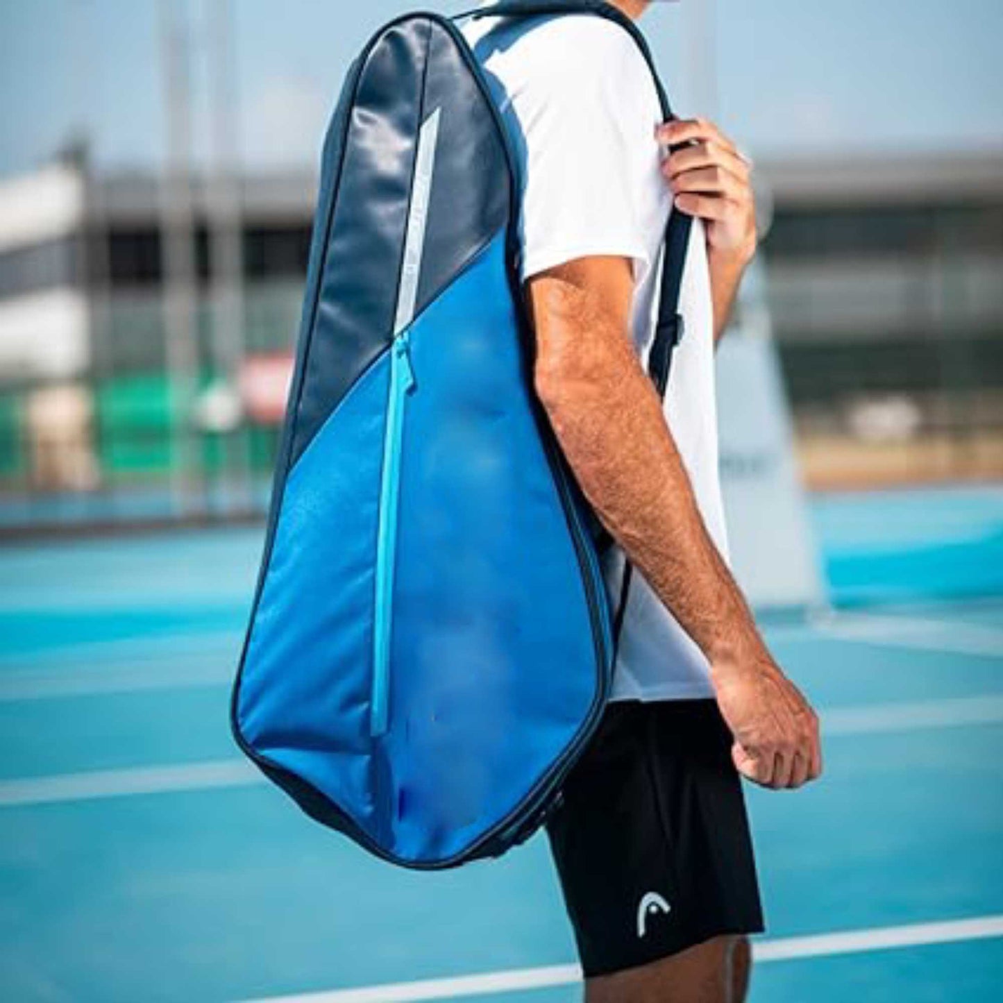 LLB SUPPLY Tour Racquet Bag |  Racket Capacity Tennis Bag with Pocket & Padded Handle