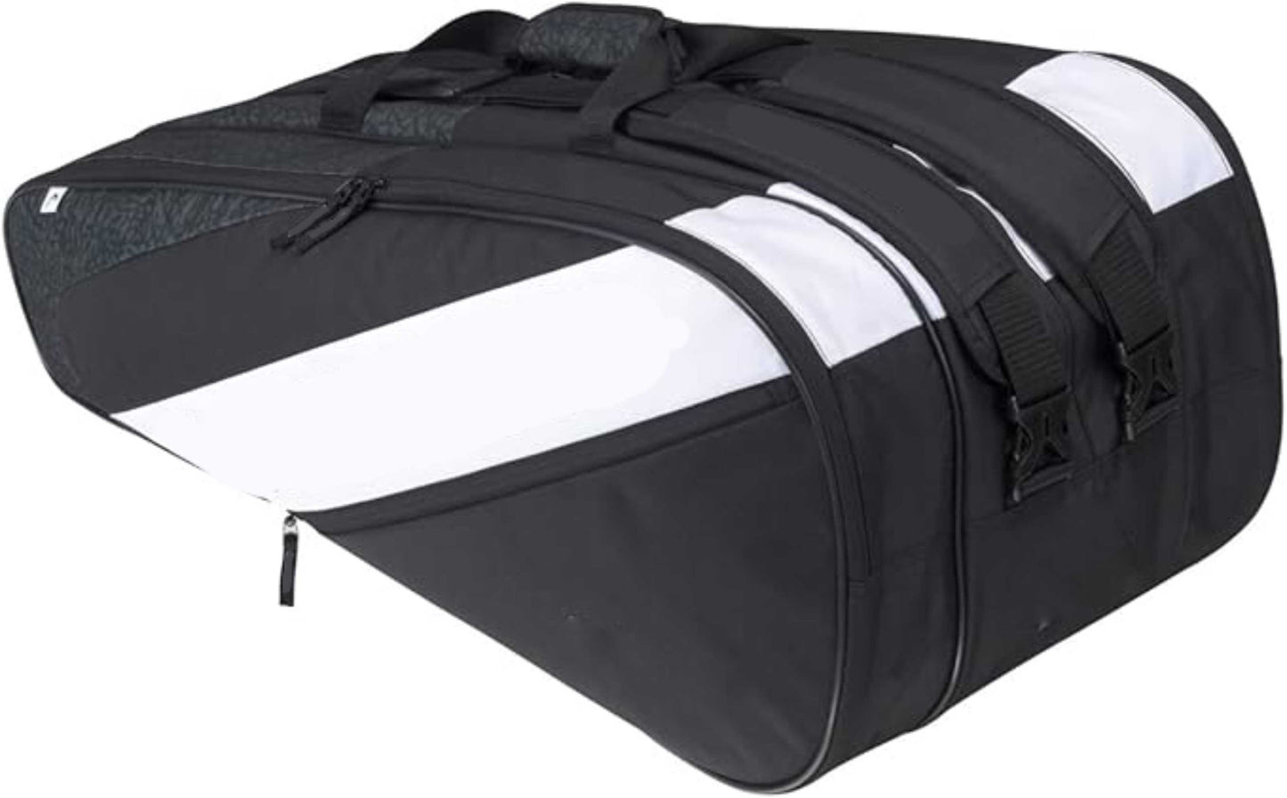 LLB SUPPLY Tour Racquet Bag | 3 Racket Capacity Tennis Bag with Pocket & Padded Handle