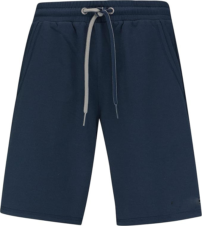 Men’s Power Tennis Navy Blue Shorts  Quick Dry Stretch Athletic Shorts with Pockets