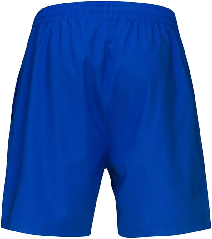 Men’s Power Tennis Blue Shorts  Quick Dry Stretch Athletic Shorts with Pockets
