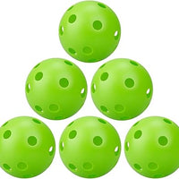 Pickleball-X Performance 6 Holes Green Balls – Tournament Grade, Durable One-Piece Construction