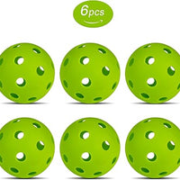 Pickleball-X Performance 6 Holes Green Balls – Tournament Grade, Durable One-Piece Construction