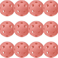 Pickleball-X Performance 12 Pcs Holes Pink / Tiffany Balls – Tournament Grade, Durable One-Piece Construction