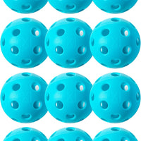 Pickleball-X Performance 12 Pcs Holes Pink / Tiffany Balls – Tournament Grade, Durable One-Piece Construction