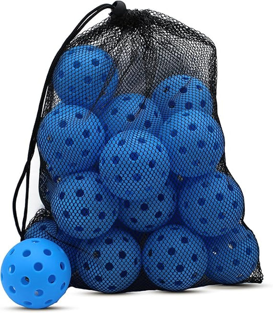 Pickleball-X Performance 40 drilled Holes Yellow Balls – Tournament Grade,Durable One-Piece Construction