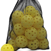 Pickleball-Performance 40 drilled Holes Yellow Balls – Tournament Grade,Durable One-Piece Construction
