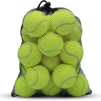 Tennis Balls Bulk Yellow Color Low Compression  –Beginners Training Practicing  & Pet Play | Durable Rubber & Felt