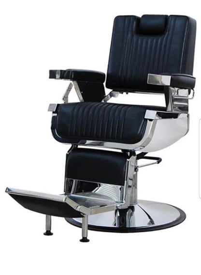 Barber Chair Titan – Retro Hydraulic Reclining Salon Chair