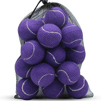 Tennis Balls Bulk Blue Color Low Compression  –Beginners Training Practicing  & Pet Play | Durable Rubber & Felt
