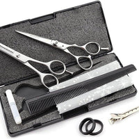 5.5" Hairdressing Thinning & Cutting Barber Scissors Set – Professional Hair Cutting Kit