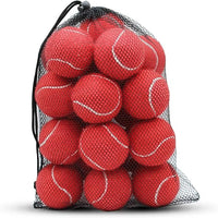 Tennis Balls Bulk Red Color Color Low Compression  –Beginners Training Practicing  & Pet Play | Durable Rubber & Felt