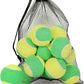 Tennis Balls Bulk Multi  Color Low Compression  – Advanced Training Practice & Pet Play | Durable Rubber & Felt