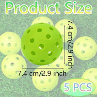 Pickleball-X Performance 12 Holes Green Balls – Tournament Grade, Durable One-Piece Construction
