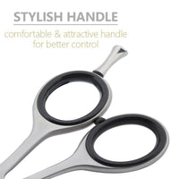 LBB SUPPLY– Beard & Mustache Hair Trimming Scissor + Beard Comb | 5” Stainless Steel Grooming Shears