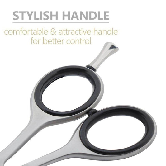 LBB SUPPLY– Beard & Mustache Hair Trimming Scissor + Beard Comb | 5” Stainless Steel Grooming Shears