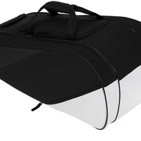 LLB SUPPLY Tour Racquet Bag | 3 Racket Capacity Tennis Bag with Pocket & Padded Handle