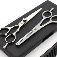 5.5" Hairdressing Thinning & Cutting Barber Scissors Set – Professional Hair Cutting Kit