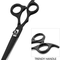 Hairdressing Scissors Set | 6.5” Hair Cutting & Thinning Shears | Barber Hairdresser Scissor