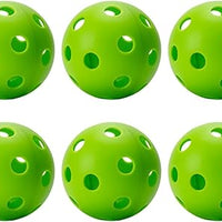 Pickleball-X Performance 6 Holes Green Balls – Tournament Grade, Durable One-Piece Construction