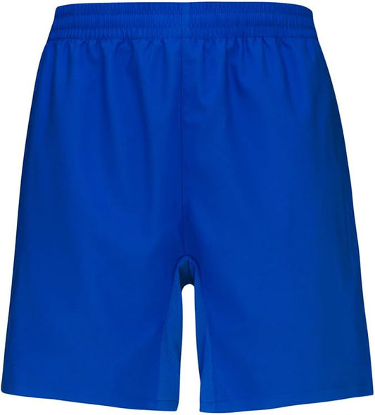 Men’s Power Tennis Blue Shorts  Quick Dry Stretch Athletic Shorts with Pockets