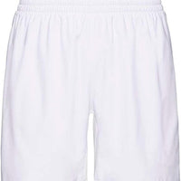 Men’s Power Tennis White Shorts  Quick Dry Stretch Athletic Shorts with Pockets
